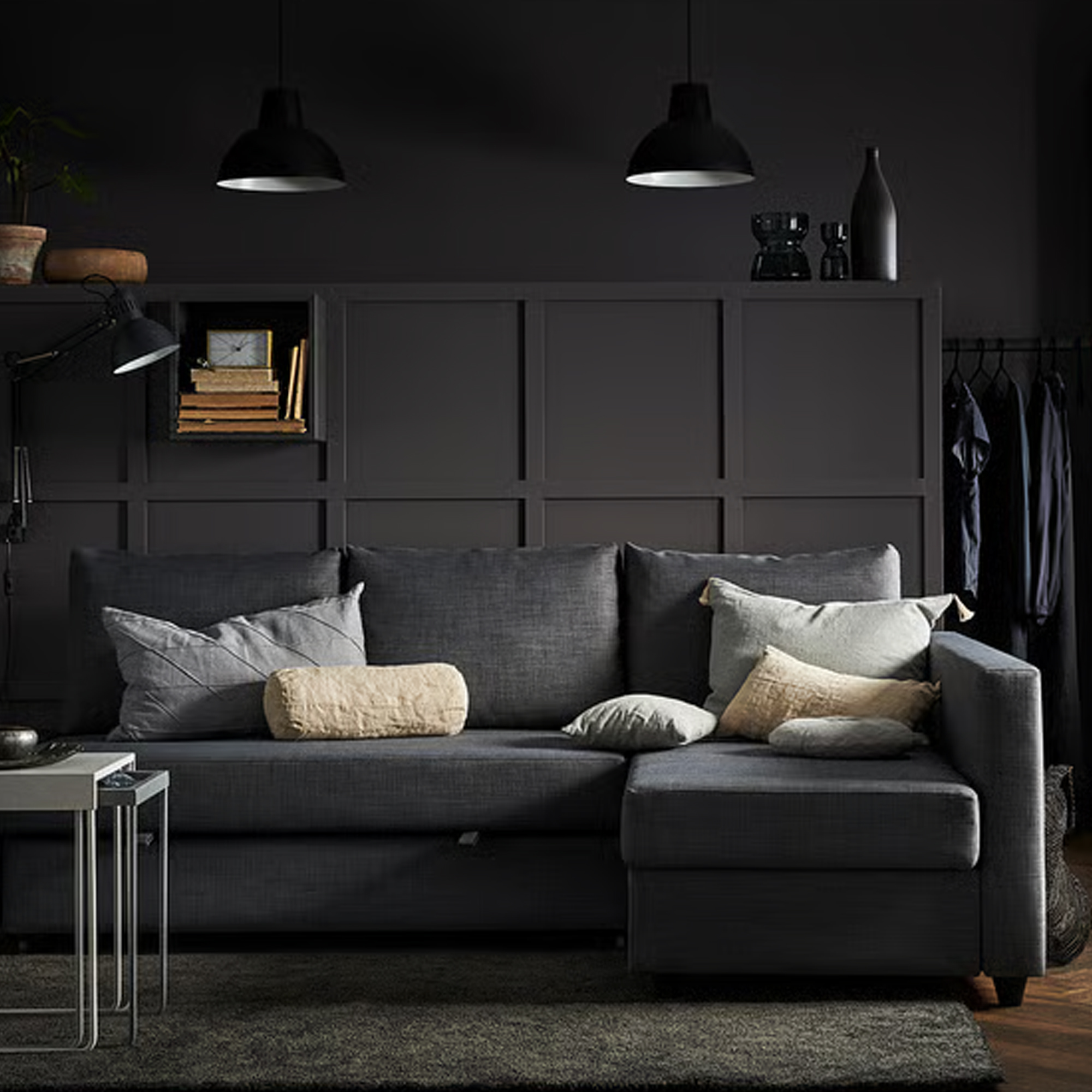IKEA FRIHETEN sofa bed in grey