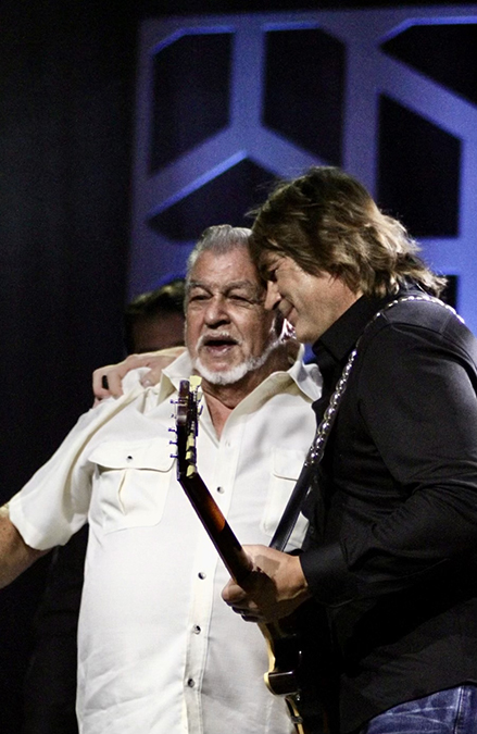 Rockie Lynne with his father