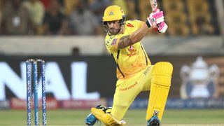  Faf Du Plessis of the Chennai Super Kings bats during the Indian Premier League