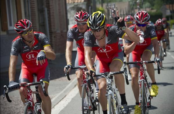 Lance Armstrong (RadioShack) is sole leader of his team at this year's Tour de France