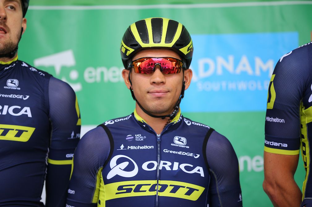 Caleb Ewan before stage 1 of the Tour of Britain