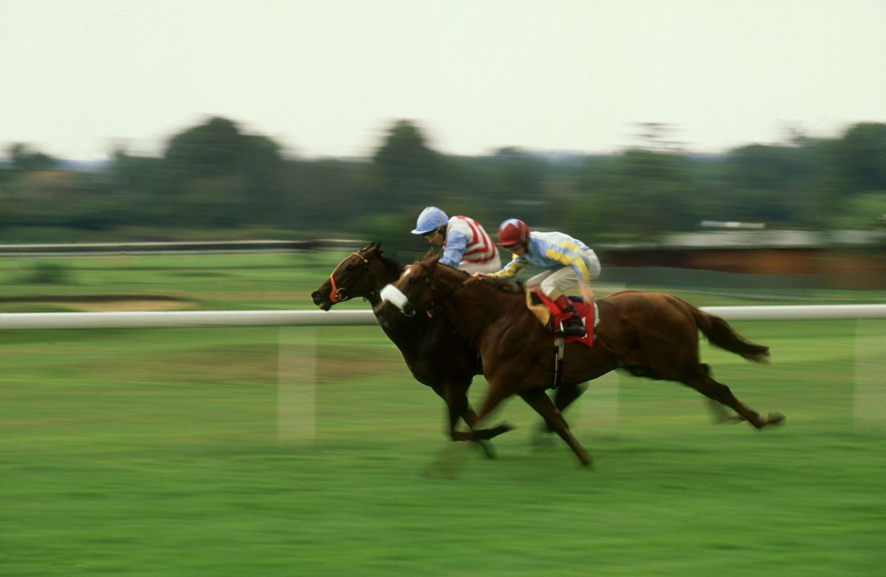 Horse racing at Ascot, Ascot, UK