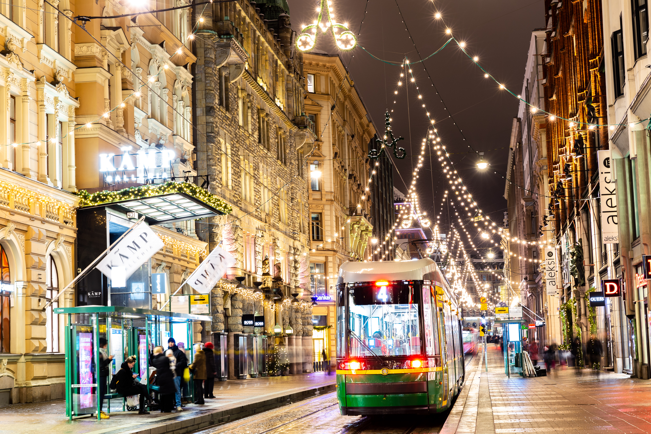 Aleksanterinkatu Street in Helsinki