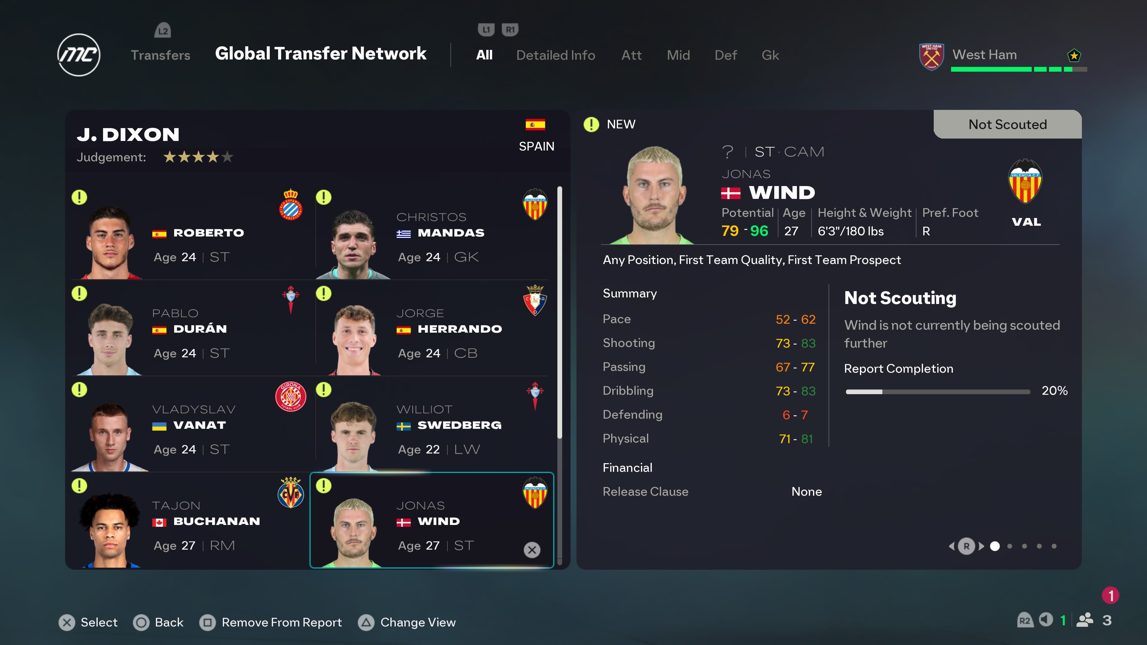 A selection of players recommended by your FC 26 scouts