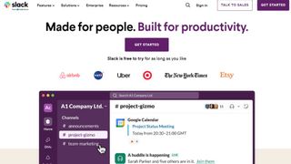 Slack website screenshot.