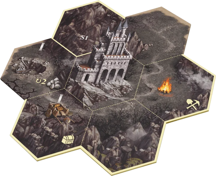 Heroes of Might and Magic 3 the board game pieces