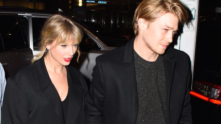 aylor Swift and Joe Alwyn are seen at Zuma restaurant on October 6, 2019 in New York City