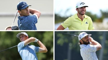 Four PGA Tour US golfers pictured in a montage