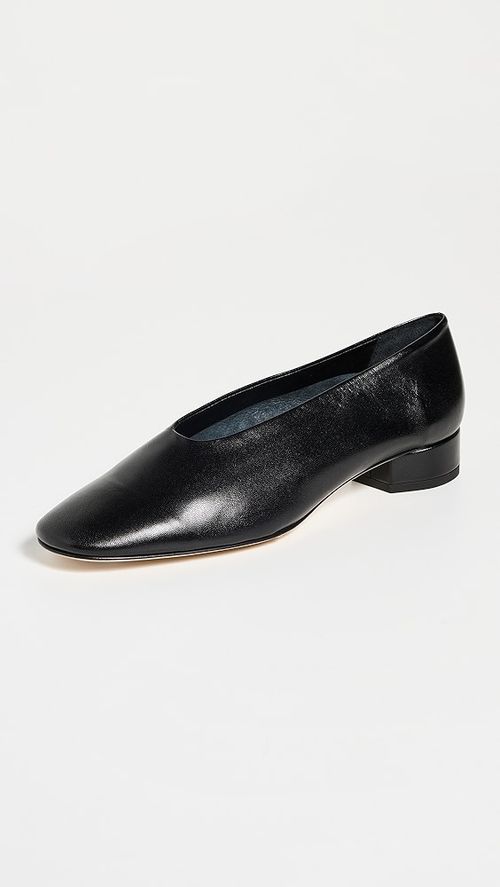 Delia Nappa Leather Heels