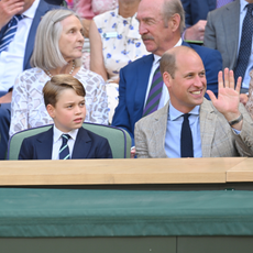 Prince George and his parents, Prince William and Kate Middleton