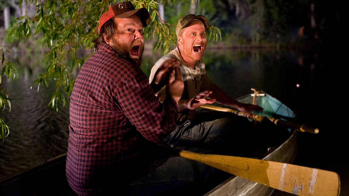 The leads of Tucker and Dale vs. Evil