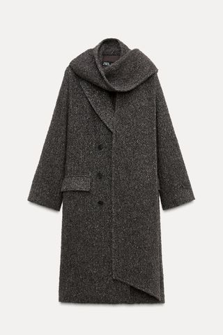 Oversized Scarf Coat Zw Collection