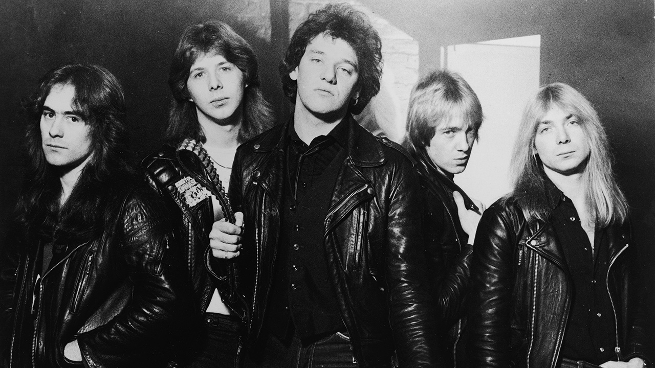 a portrait of iron maiden in 1981