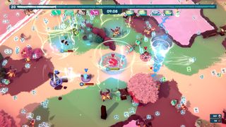 Temtem: Swarm art showing fields of enemies