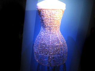 One of the installation-like dresses at Dice Kayak