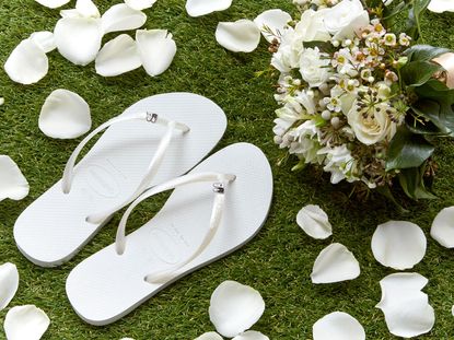 Havaiana wedding flip flops