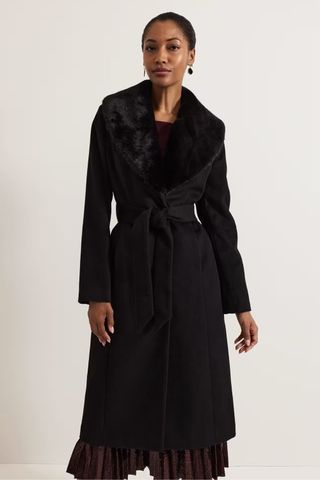 Phase Eight Anouk Fur Collar Event Coat