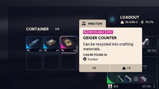 Finding a Geiger Counter in Arc Raiders