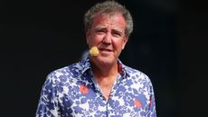 Jeremy Clarkson watches a monitor during the Top Gear Festival at Sydney Motorsport Park on March 9, 2013 in Sydney, Australia. (Photo by Brendon Thorne/Getty Images)