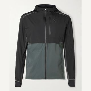 On men's Weather Jacket in black