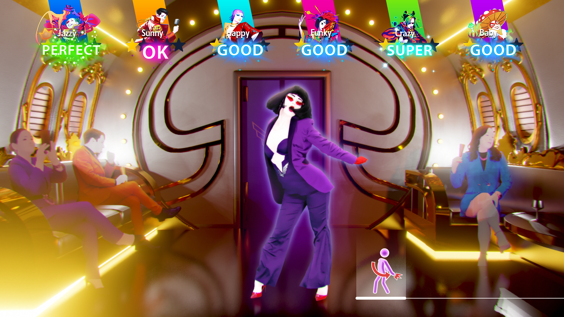 Just Dance 2023: сольный танцор поет