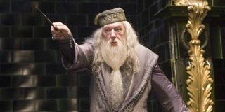Michael Gambon as Dumbledore