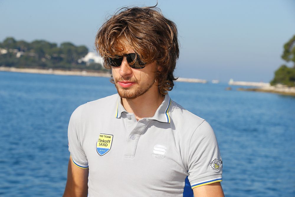 Peter Sagan at the Tinkoff-Saxo camp in Poreč, Croatia.