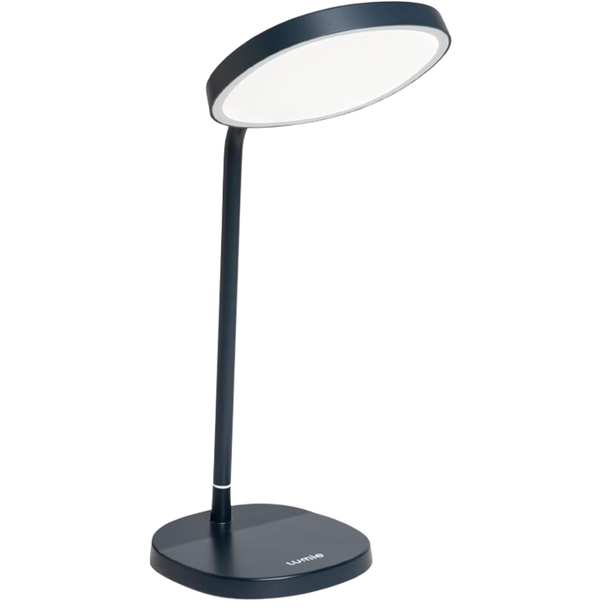 Lumie, Lumie Task | Highly Adjustable Bright Light Therapy Led Desk Lamp for Winter Blues, Crystal Clear Illumination, Maximum Visual Comfort, Improved Mood and Energy | Charcoal Blue