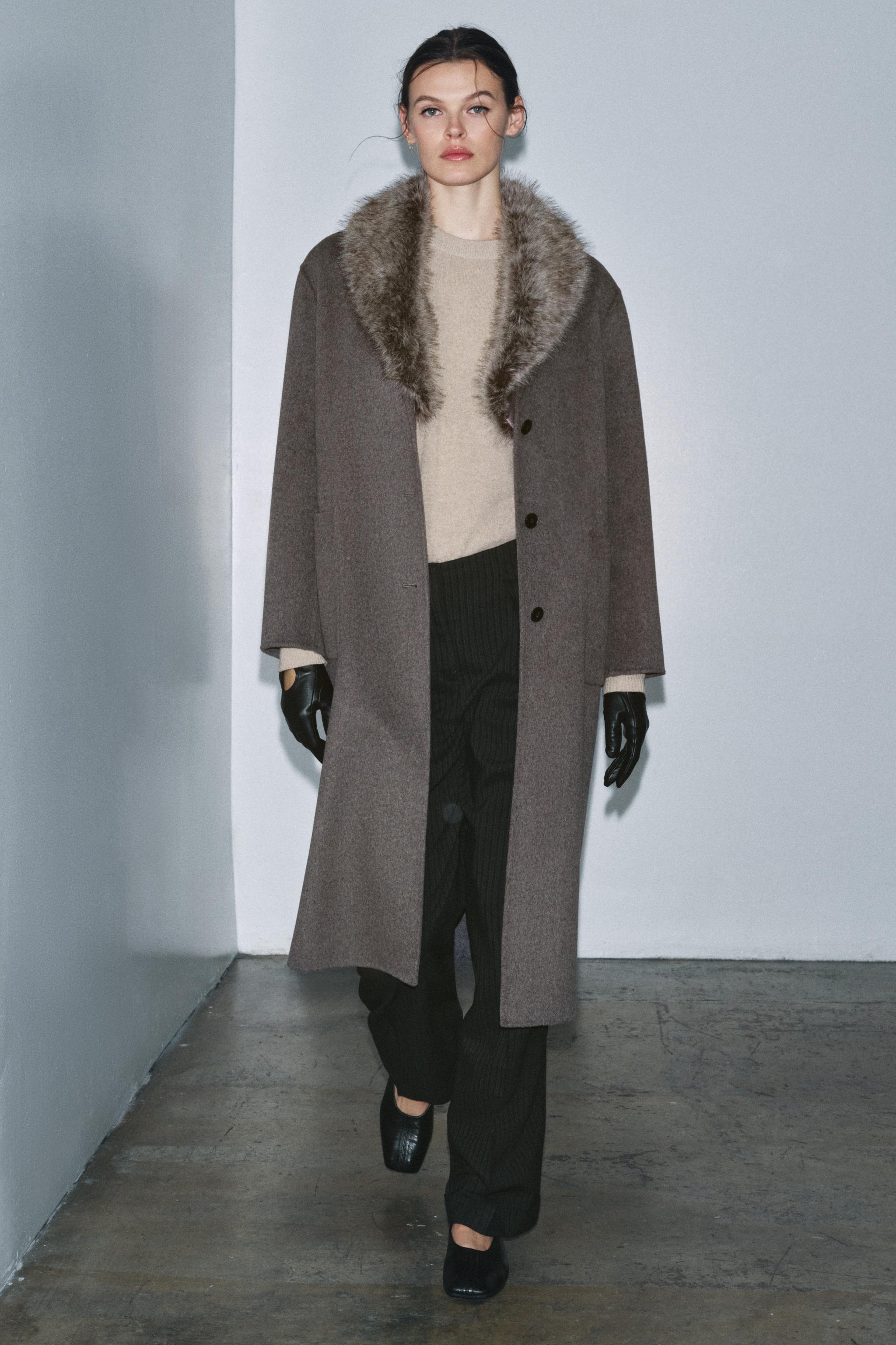 Zw Collection Limited Edition Wool Blend Coat