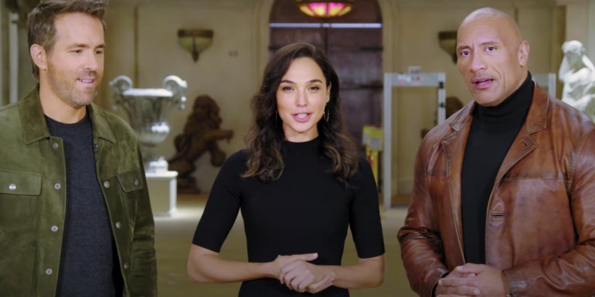 Ryan Reynolds, Gal Gadot, Dwayne &quot;The Rock&quot; Johnson - Netflix 2021 Announcement Trailer