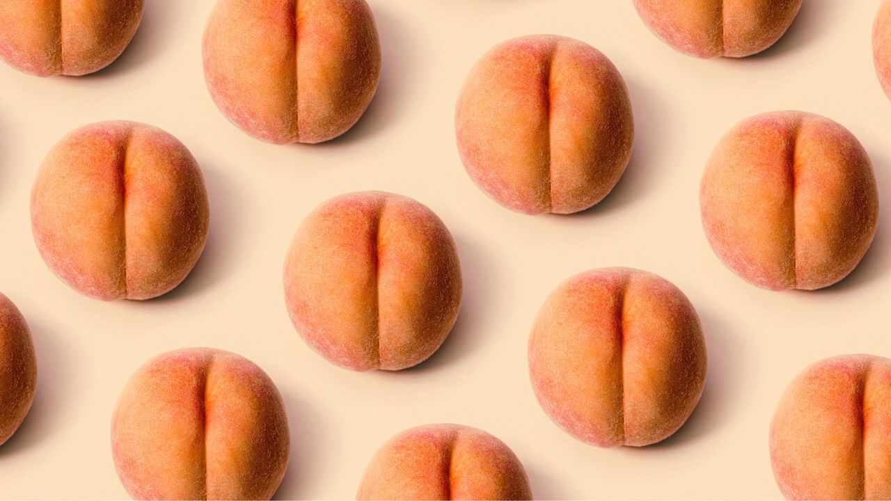 Why does sperm burn inside of me: An image of peaches lined up