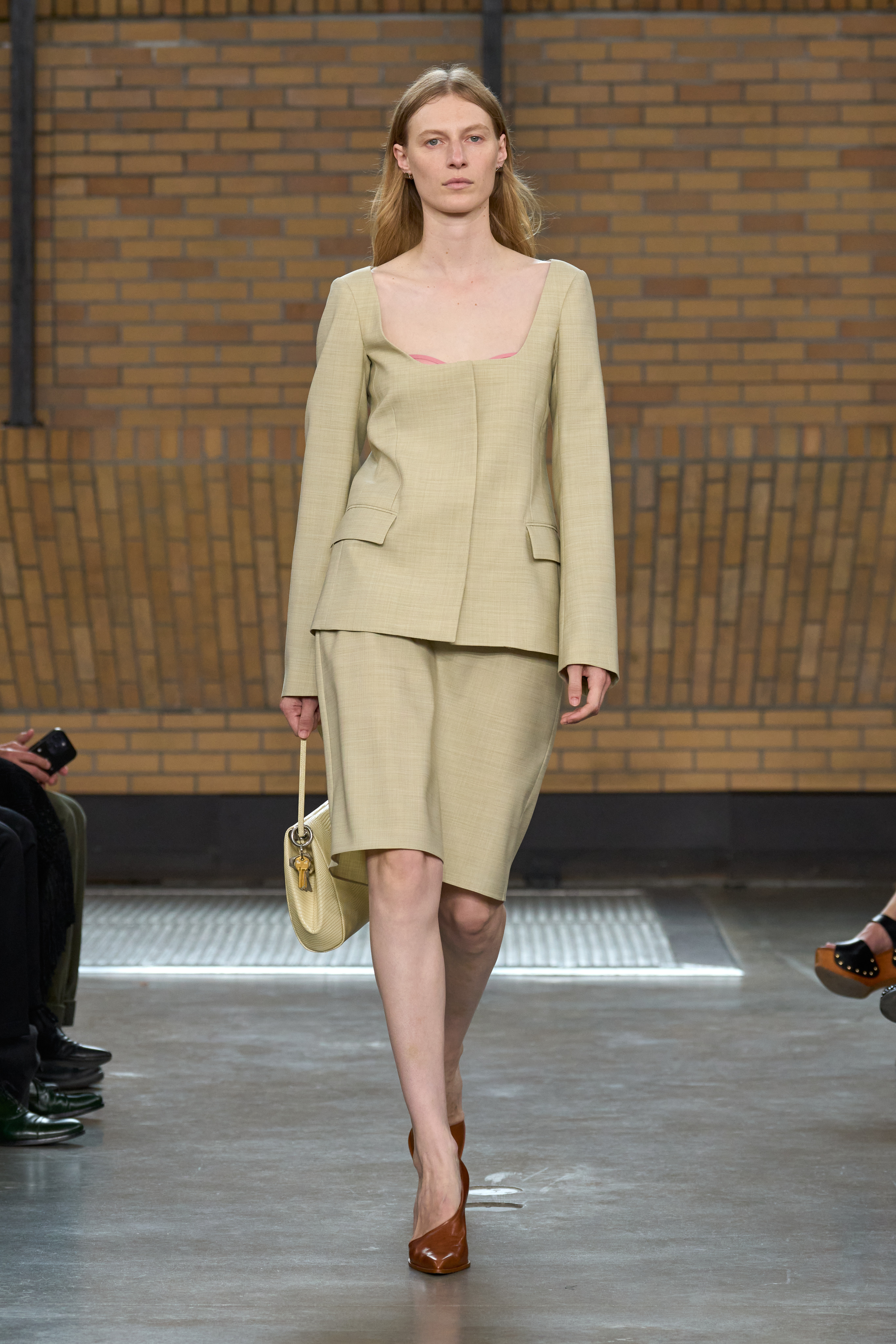 Models walking the calvin klein s/s 26 runway show.