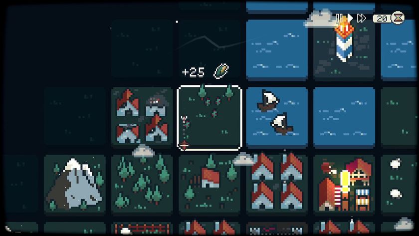 Screenshot from tile-based city building game Dawnfolk