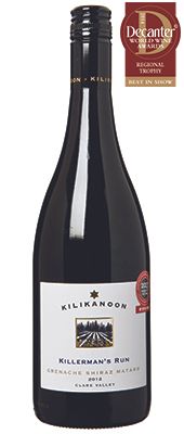 Kilikanoon Killerman's Run Grenache Shiraz Mataro Australia