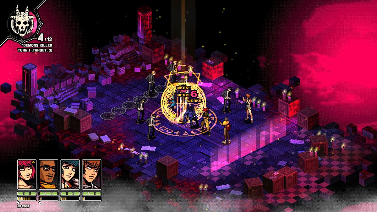 A battle map in Demonschool