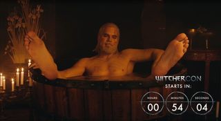 Geralt in the bath