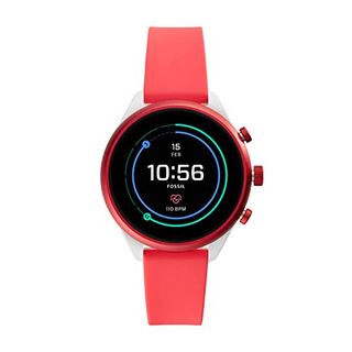 Fossil Sport 41mm smartwatches red blue yellow