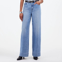 Madewell Superwide-Leg Jeans in Lintz Wash