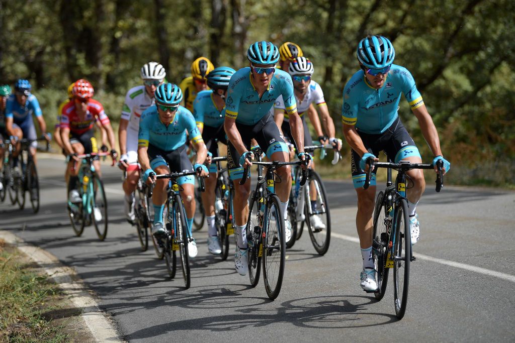 Astana set the pace on the second ascent of the Morquera