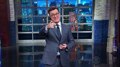 Stephen Colbert grades Trump first 100 days