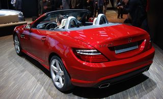 Backside of Mercedes-Benz SLK