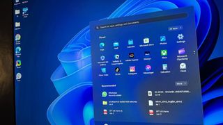 Start menu in Windows 11