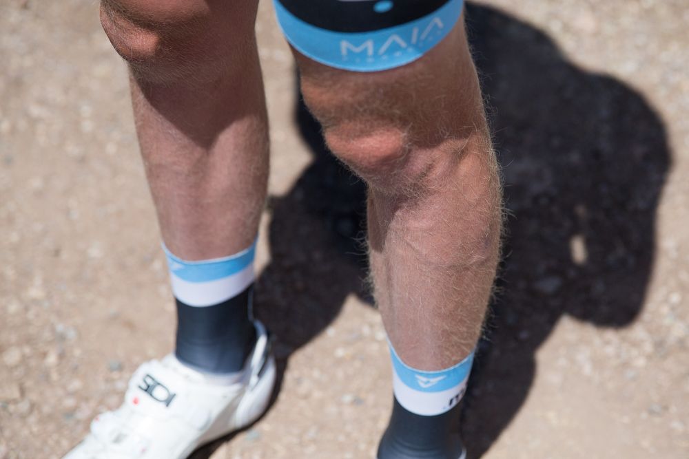Alex Evans says he just hasn't gotten around to shaving his legs