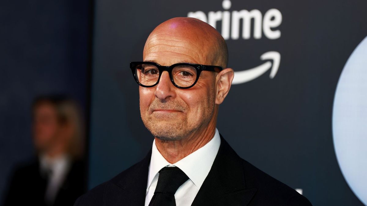 Stanley Tucci’s backyard is equally modern and sophisticated |