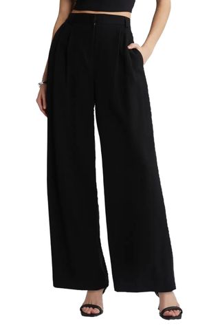 High Waist Wide Leg Trousers