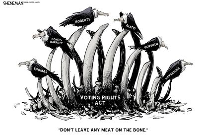 Political cartoon