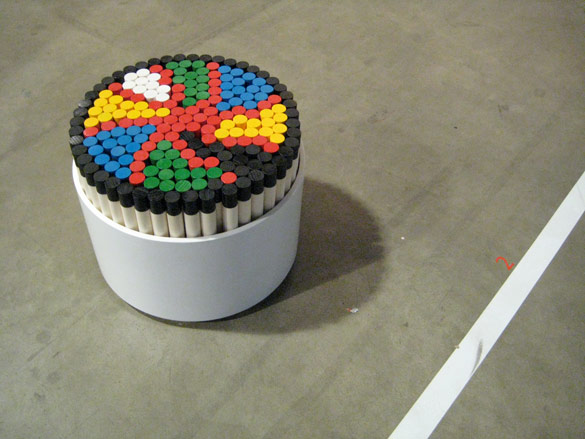 'Pally' stick stool by Laura Väinölä