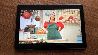 Amazon Fire HD 10 (2023) review unit on table
