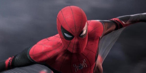 Spider-Man flying in Far From Home