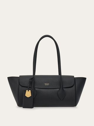East-West Tote Bag (m) | Black | Shoulder Bags & Hobos Women's | Ferragamo Gb